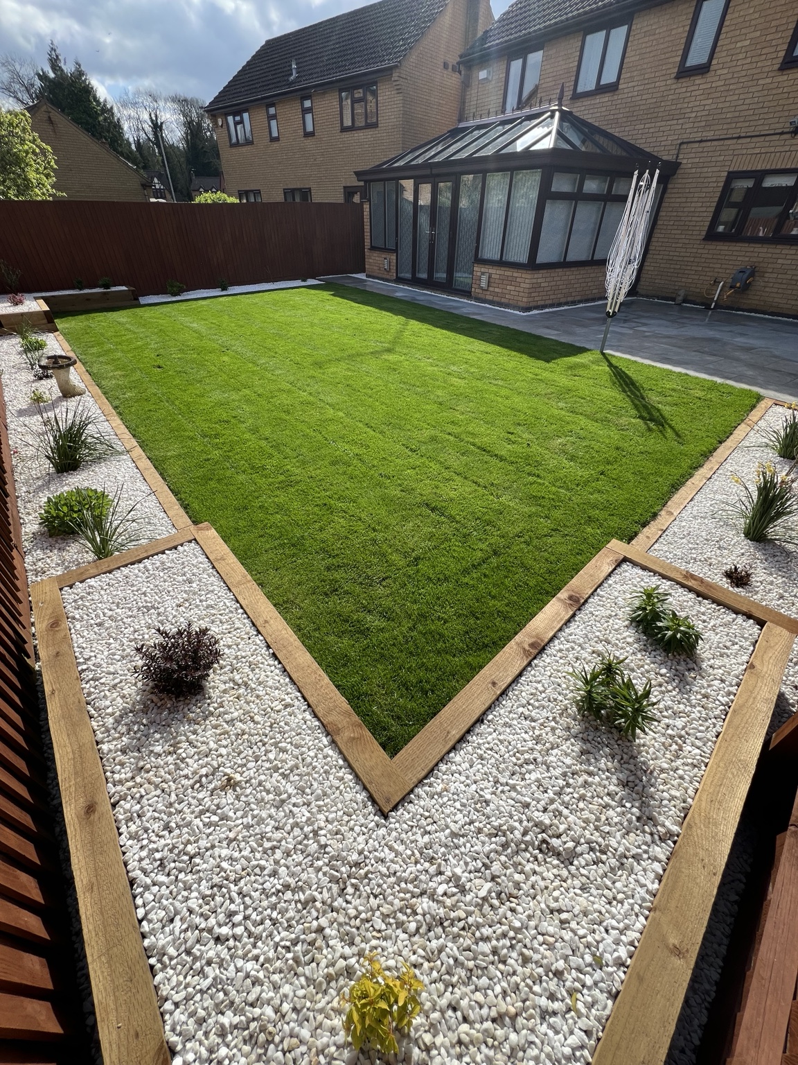 Camelot Way completed landscaping