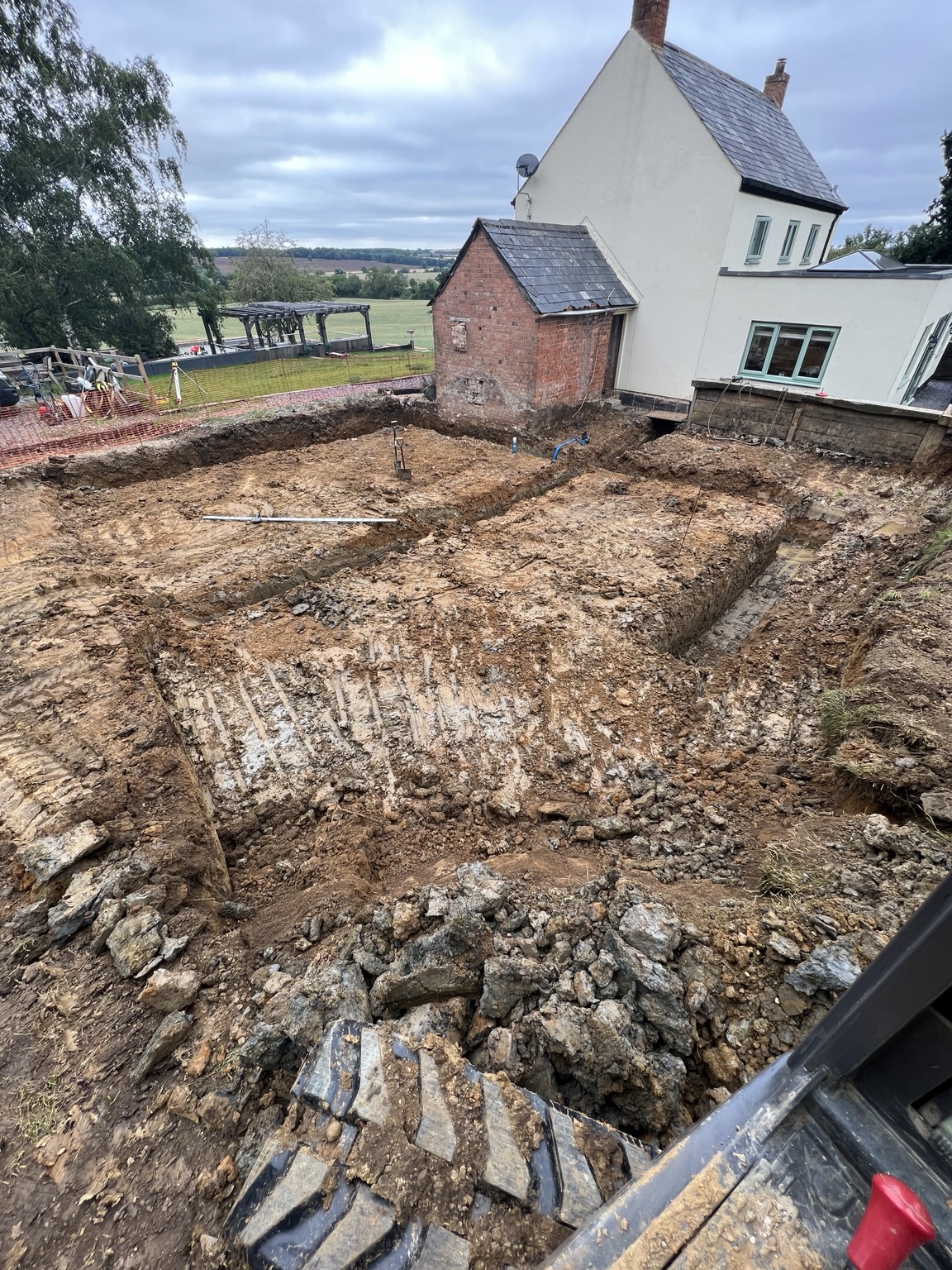 Harrowden excavation